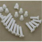 厂家现货批发M4-M12绝缘塑胶六角螺栓尼龙外六角螺栓塑料螺丝PA66